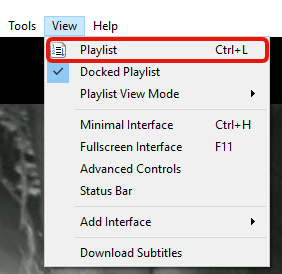 how to setup a playlist vlc for mac